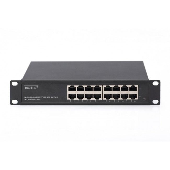 Digitus 16-Port Gigabit Switch, 10 inch, Unmanaged