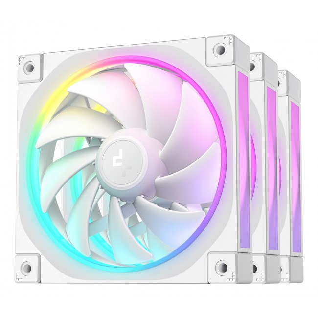 DeepCool FL12 WH-3 in 1 Computer case Fan 12 cm White 3 pc(s) DeepCool FL12 WH-3 in 1 Computer case Fan 12 cm White 3 pc(s)