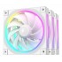 DeepCool FL12 WH-3 in 1 Computer case Fan 12 cm White 3 pc(s)