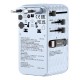 Universal Travel Adapter Verbatim Charge 70W 2C