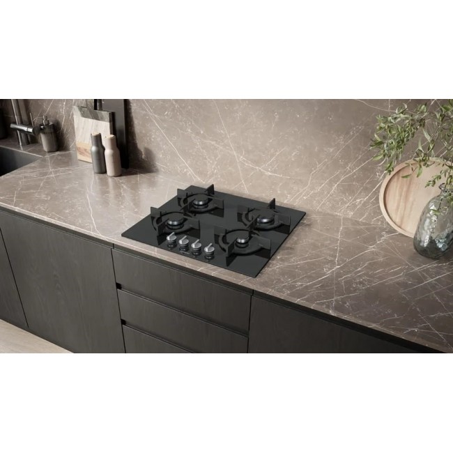 Siemens EP6A6PI10 hob Black Built-in Gas 4 zone(s)