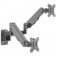 Manhattan Dual Wall Mount for TV & Monitors (Full Motion Gas Spring), For screens 17