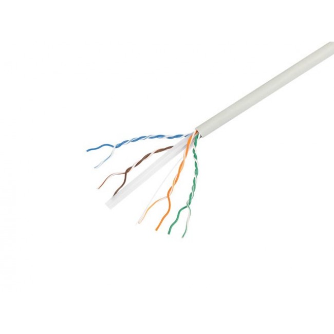 LANBERG LAN CABLE UTP CAT.6 305M SOLID CU LSZH GREY CPR + FLUKE PASSED