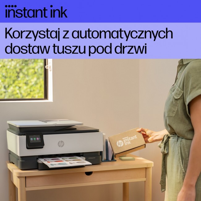 HP OfficeJet Pro 8132e Wireless All-in-One Color Printer, Instant Ink Two-sided printing