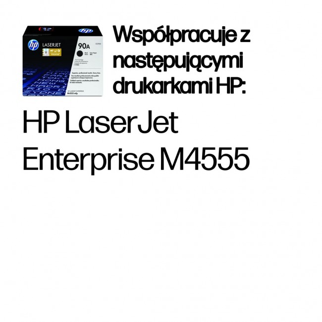 HP 90A Black Original LaserJet Toner Cartridge