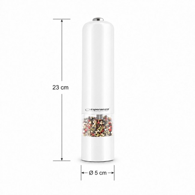 Esperanza EKP001W White pepper mill