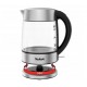 Tefal KI772D electric kettle 1.7 L 2400 W Stainless steel, Transparent