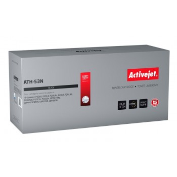 Activejet ATH-53N Toner (replacement for HP 53A Q7553A, Canon CRG-715 Supreme 3500 pages black)