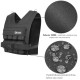 HMS Fitness KTO16 weighted vest Steel Black HMS Fitness KTO16 weighted vest Steel Black