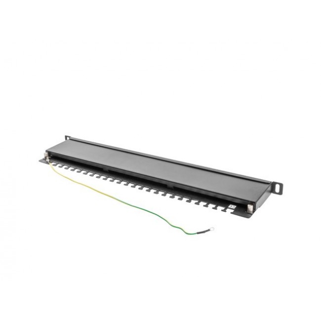 LANBERG PATCH PANEL 24 PORT 0.5U CAT.5E FTP BLACK LANBERG PATCH PANEL 24 PORT 0.5U CAT.5E FTP BLACK