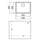 Teka Square 50.40 TG Flush-mounted sink Rectangular Teka Square 50.40 TG Flush-mounted sink Rectangular