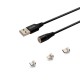 Savio CL-152 USB cable 1 m USB 2.0 USB C Micro USB A/Lightning Black Savio CL-152 USB cable 1 m USB 2.0 USB C Micro USB A/Lightning Black