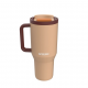 Thermal mug with telescopic straw Kambukka Rio Tumbler 950ml Almond Dream Thermal mug with telescopic straw Kambukka Rio Tumbler 950ml Almond Dream