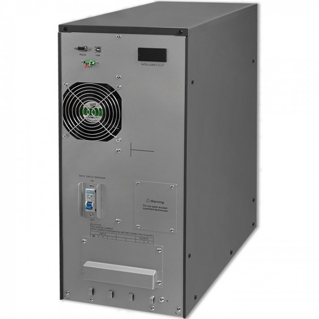 Qoltec 53982 UPS | On-line | Pure Sine Wave | 6kVA | 4.8kW | LCD | USB