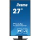 iiyama ProLite 27 Full HD IPS monitor with edge-to-edge design, perfect for multi-monitor setups with height adjustable stand iiyama ProLite 27 Full HD IPS monitor with edge-to-edge design, perfect for multi-monitor setups with height adjustable stand