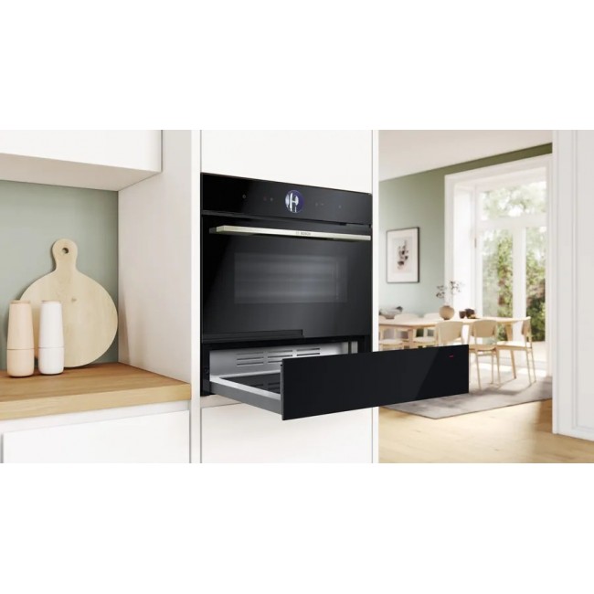 Bosch Serie 8 BIC7101B1 warming drawer 20 L 12 place settings Black