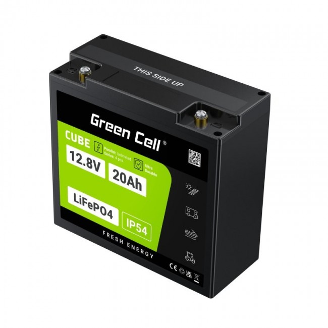 Green Cell LFPGC12V20AH UPS battery Lithium Iron Phosphate (LiFePO4) 12.8 V 20 Ah Green Cell LFPGC12V20AH UPS battery Lithium Iron Phosphate (LiFePO4) 12.8 V 20 Ah