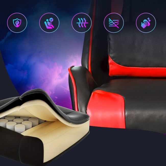 Extralink Gaming | Gaming Chair | office, rotary, bucket, black and red, G-522