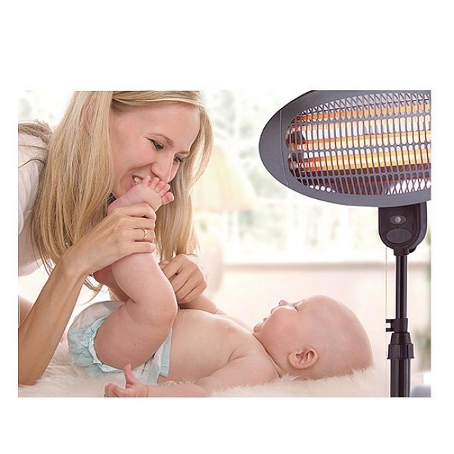 Olympia BS 55 Black 2000 W Infrared electric space heater