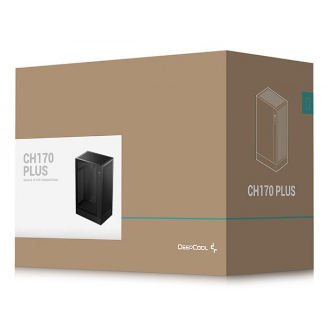 DeepCool CH170 PLUS Tower Black