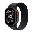 Apple Watch Ultra 3 GPS + Cellular 49mm Black Titanium Case with Black Alpine Loop - Large