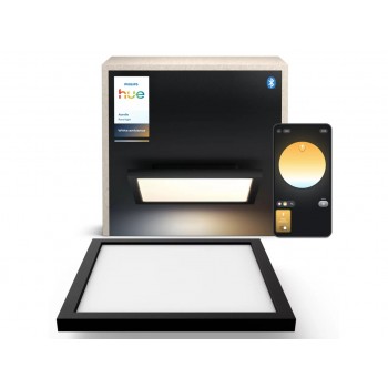 Philips Hue Aurelle square panel light, Black | 2200-6500 Hue White Ambiance