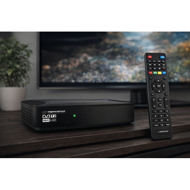 Esperanza EV108R TV set-top box Cable Black Esperanza EV108R TV set-top box Cable Black