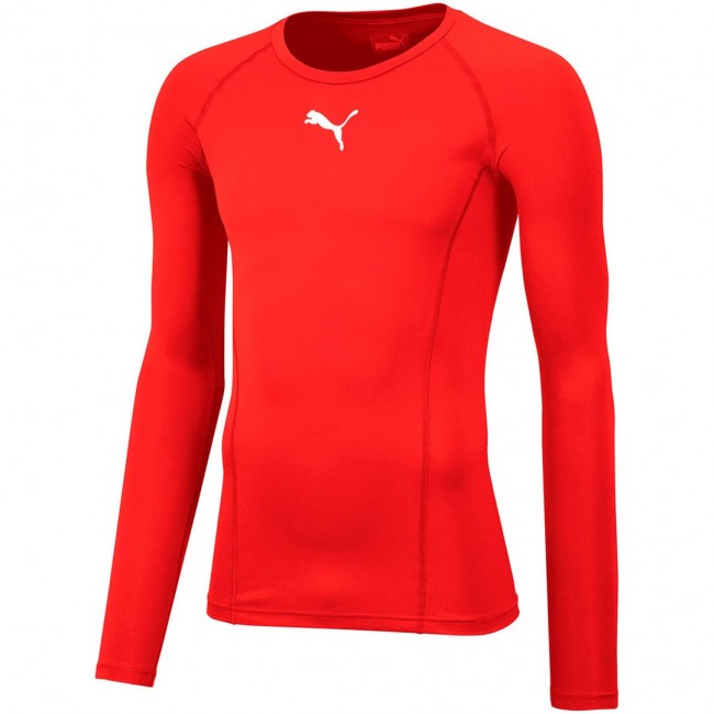 Puma Liga Baselayer Tee LS Red 655920 01 S