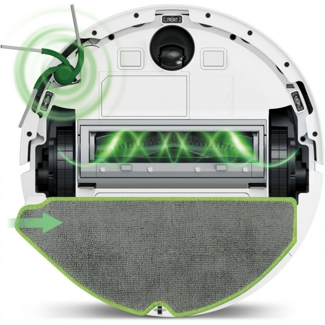 iRobot Roomba 115 Combo Robot Vacuum + Auto Empty Dock White