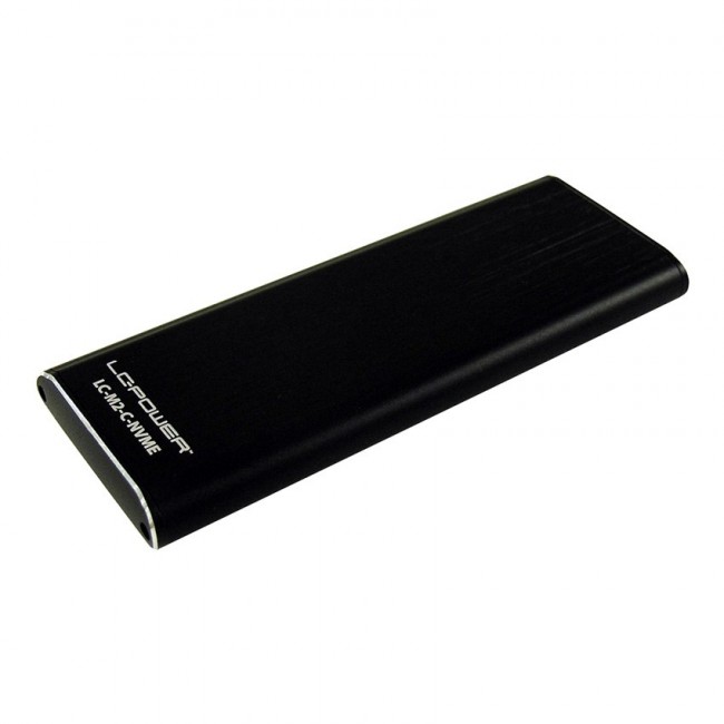 LC-Power LC-M2-C-NVME storage drive enclosure SSD enclosure Black M.2