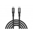 Equip USB 4 C to C Cable, 1.2m, PD240W, 8K/60Hz, 80Gbps, Black