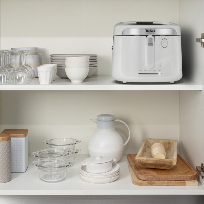 Tefal Filtra Vision FF2541E0 fryer Single 2.1 L Stand-alone 1900 W Deep fryer White Tefal Filtra Vision FF2541E0 fryer Single 2.1 L Stand-alone 1900 W Deep fryer White
