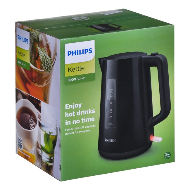 Philips HD9318/20 electric kettle 1.7 L 2200 W Black Philips HD9318/20 electric kettle 1.7 L 2200 W Black