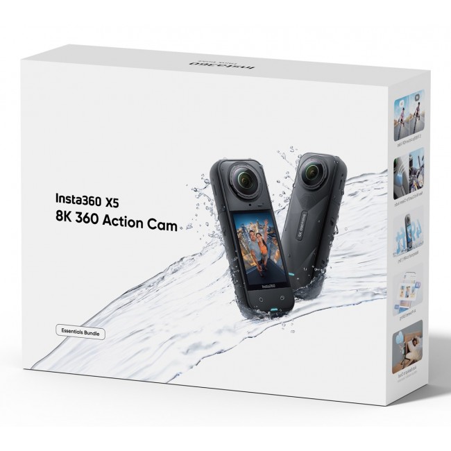 Insta360 X5 Bundle action sports camera 72 MP 8K Ultra HD 25.4 / 1.28 mm (1 / 1.28