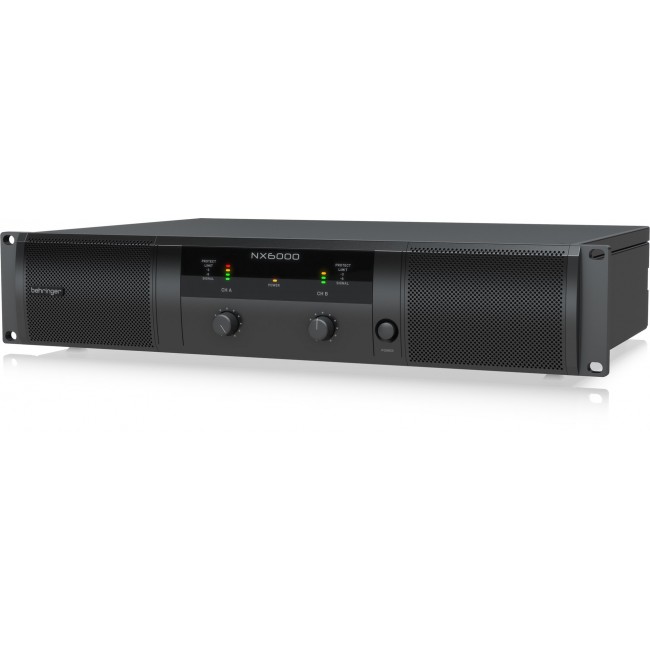 Behringer NX6000 audio amplifier 2.0 channels Home Black Behringer NX6000 audio amplifier 2.0 channels Home Black