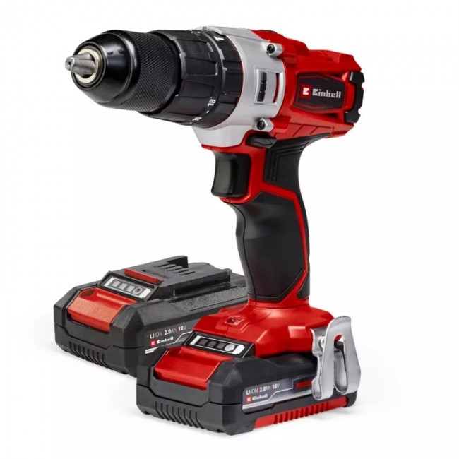Einhell TE-CD 18/2 18750 RPM Keyless 1.45 kg Black, Red Einhell TE-CD 18/2 18750 RPM Keyless 1.45 kg Black, Red