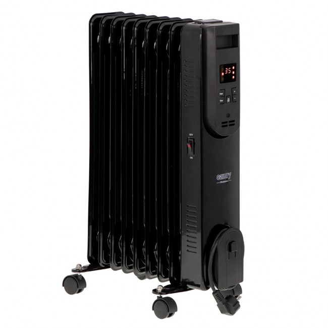 Electric oil heater with remote control CAMRY CR 7810 9 ribs black Electric oil heater with remote control CAMRY CR 7810 9 ribs black