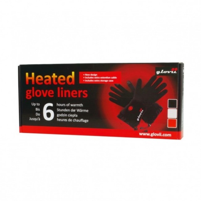 Glovii universal heated gloves black S-M Glovii universal heated gloves black S-M