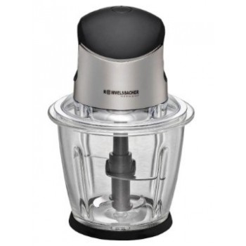 Rommelsbacher MZ 500 electric food chopper 1.5 L 500 W Black, Stainless steel