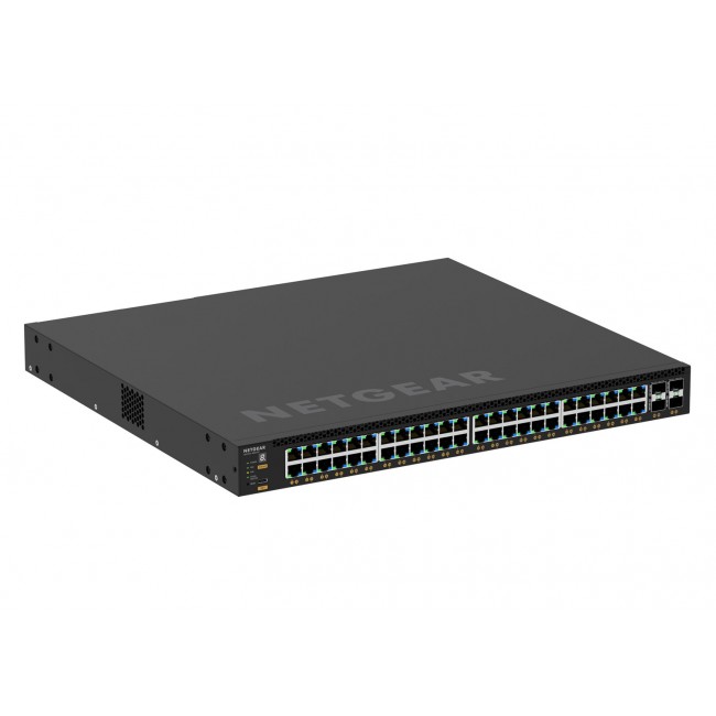 NETGEAR M4350-48G4XF Managed L3 Gigabit Ethernet (10/100/1000) Power over Ethernet (PoE) 1U Black