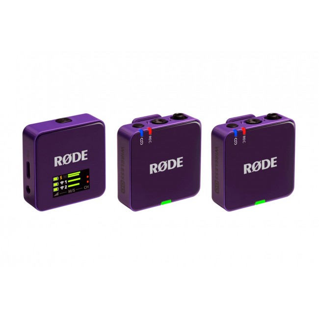 R DE Wireless GO III Purple - wireless microphone system (purple)