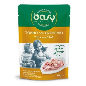 OASY More Love Tuna with crab - wet cat food - 70g