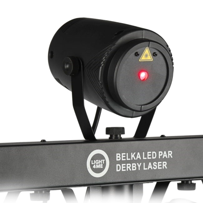 LIGHT4ME Belka LED Par Derby Laser - lighting kit