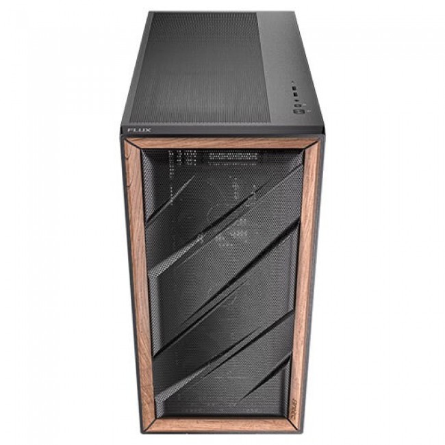 Antec FLUX SE Midi Tower Black, Wood