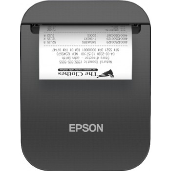 Epson TM-P80II (131): Mobile Receipt, Autocutter, Wi-Fi, USB-C, Black, WE/CEE