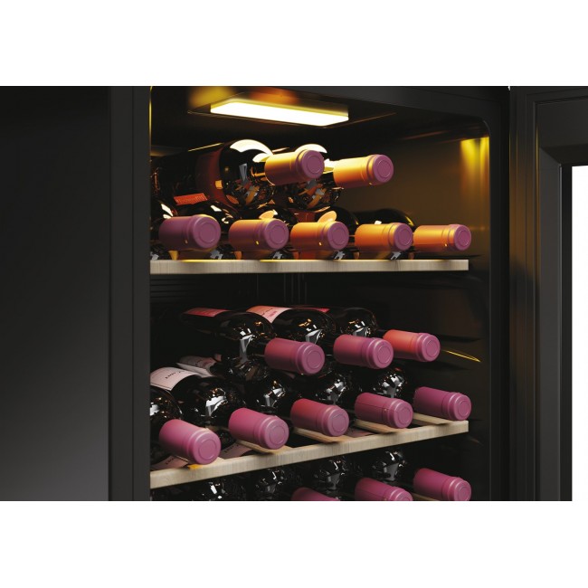 Haier Wine Bank 50 Serie 3 HWS34GGH1 Compressor wine cooler Freestanding Black 34 bottle(s)