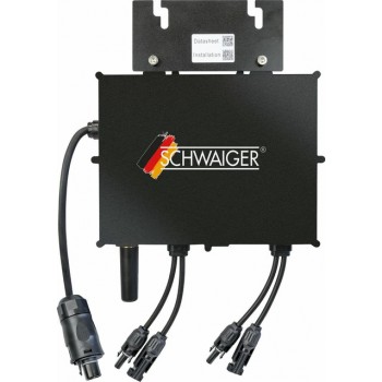 Schwaiger SOWR0806 power adapter/inverter Indoor Black