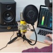 Monkey Banana Hapa Yellow Table microphone Monkey Banana Hapa Yellow Table microphone