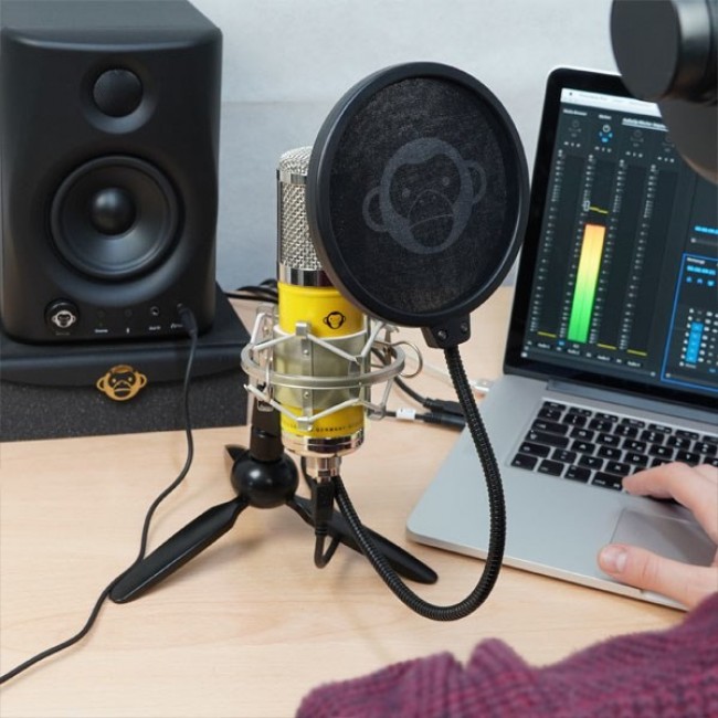 Monkey Banana Hapa Yellow Table microphone Monkey Banana Hapa Yellow Table microphone