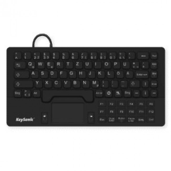 KeySonic KSK-5031IN (DE) keyboard Universal USB QWERTZ German Black